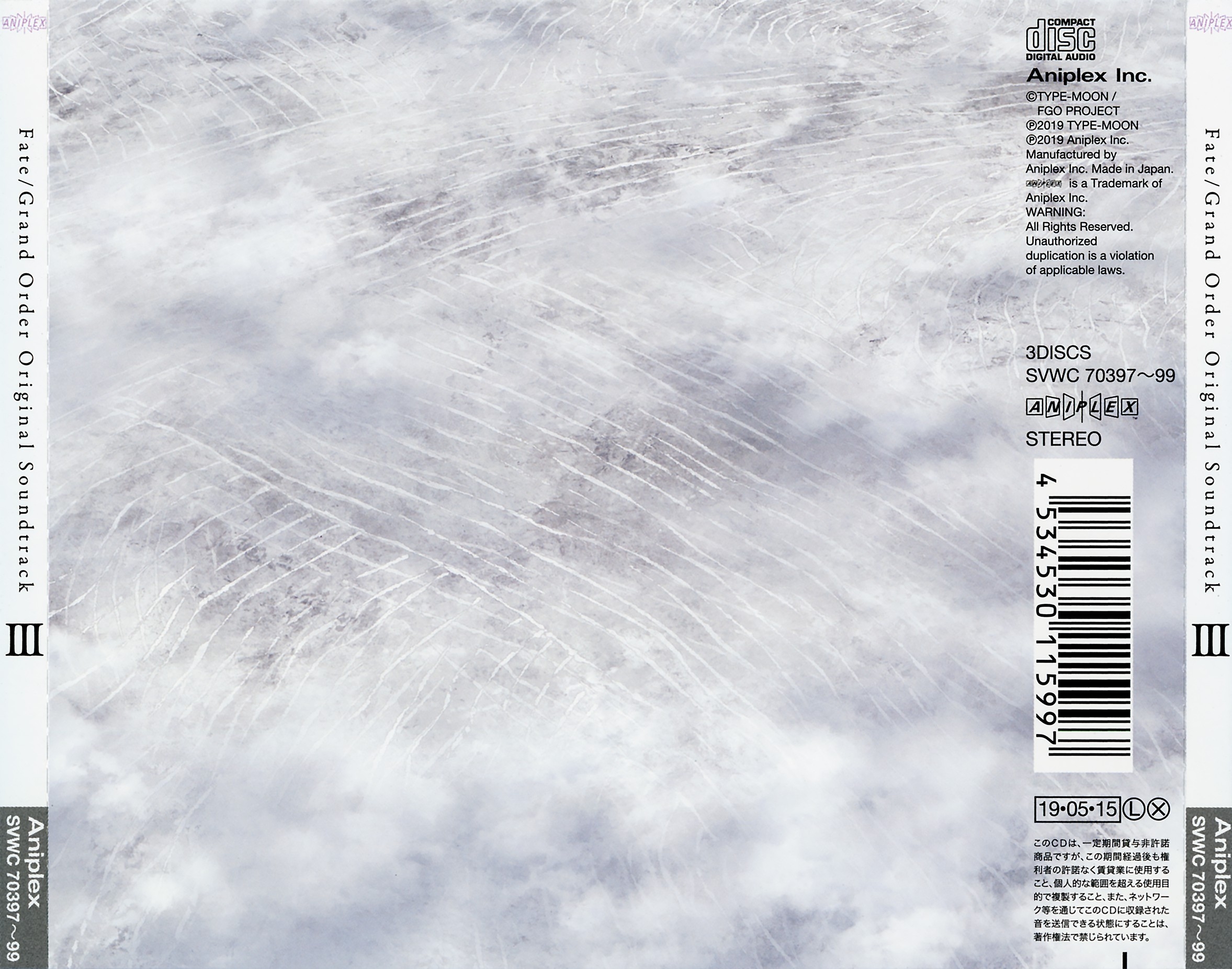 Fate/Grand Order Original Soundtrack III (2019) MP3 - Download